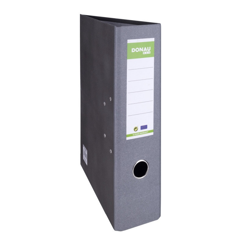 Segregator DONAU ECO, A4/80mm, grzbiet szary