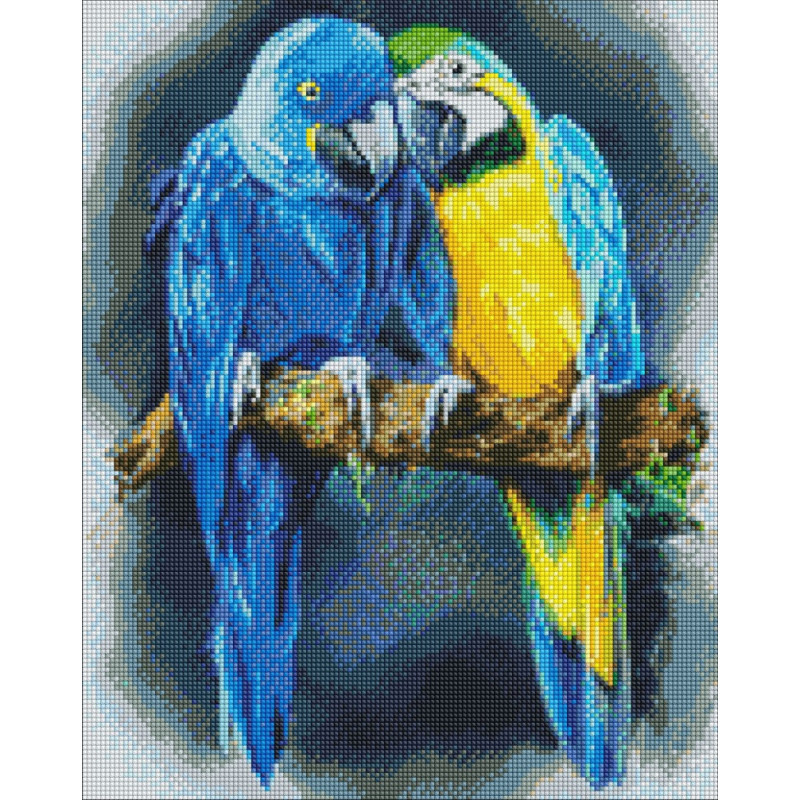 Diamentowa mozaika IDEYKA, 40x50 cm, jest nam dobrze razem, 1 szt.