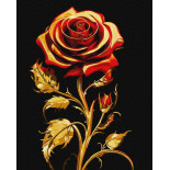 Malowanie po numerach IDEYKA, 40x50 cm, metallic, symbol piękna, 1 szt., w pudełku