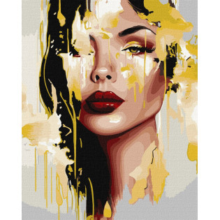 Malowanie po numerach IDEYKA, 40x50 cm, metallic, nieziemskie piękno, 1 szt., w pudełku