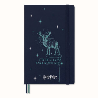 Notatnik MOLESKINE Harry Potter Patronum 2024, 13x21cm, w linie, edycja limitowana