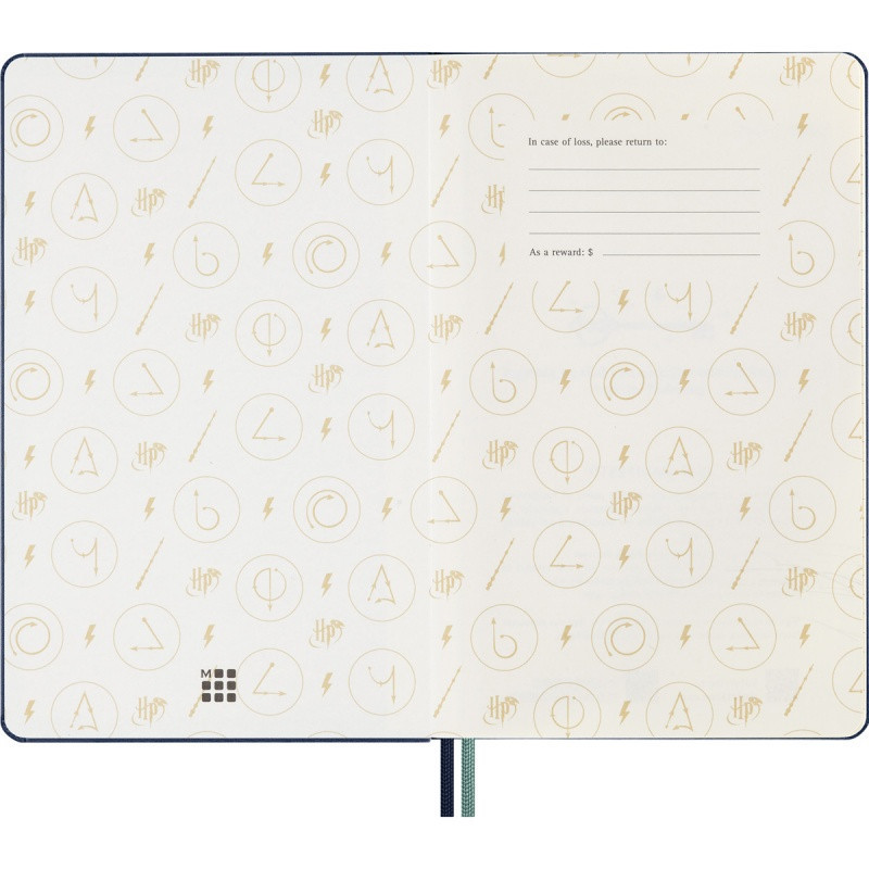 Notatnik MOLESKINE Harry Potter Patronum 2024, 13x21cm, w linie, edycja limitowana