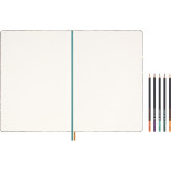 Zestaw MOLESKINE Rok Smoka Zeng Fanzhi 2024, szkicownik + kredki, edycja limitowana, w pudełku