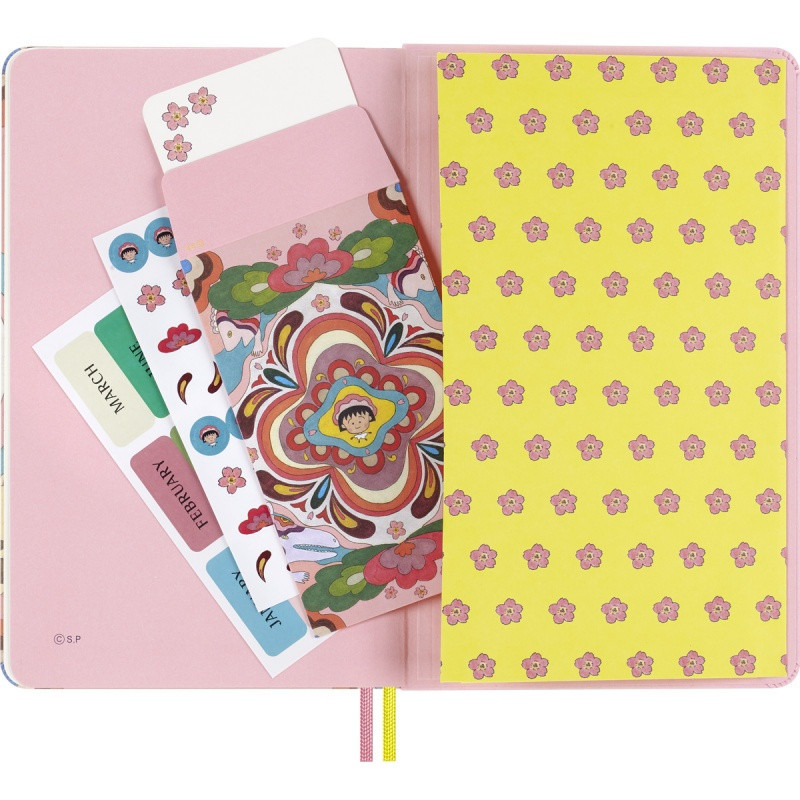Zestaw MOLESKINE Sakura Maruko 2024, 2 notatniki + saszetka, edycja limitowana