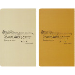 Zestaw 2 zeszytów MOLESKINE Van Gogh Cahier 2024, L, 13x21cm, w linie, edycja limitowana