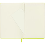 Notes MOLESKINE Classic L (13x21cm), gładki, twarda oprawa, 240 stron, lemon green
