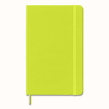 Notes MOLESKINE Classic L (13x21cm), w linie, twarda oprawa, 240 stron, lemon green