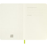 Notes MOLESKINE Classic P (9x14cm), gładki, miękka oprawa, 192 strony, lemon green