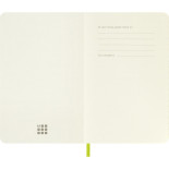 Notes MOLESKINE Classic P (9x14cm), w linie, miękka oprawa, 192 strony, lemon green