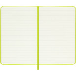 Notes MOLESKINE Classic P (9x14cm), w linie, twarda oprawa, 192 strony, lemon green
