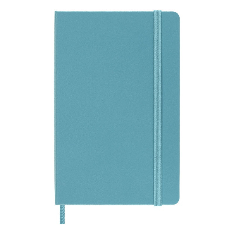 Notes MOLESKINE Classic P (9x14cm), w linie, twarda oprawa, 192 strony, reef blue