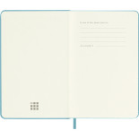 Notes MOLESKINE Classic P (9x14cm), w linie, twarda oprawa, 192 strony, reef blue