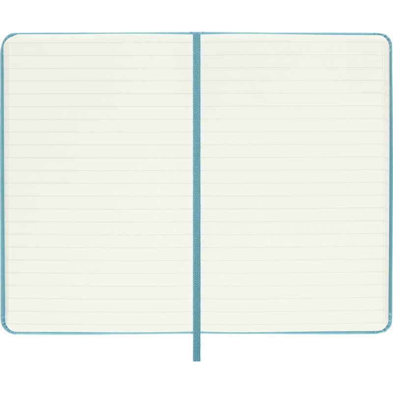 Notes MOLESKINE Classic P (9x14cm), w linie, twarda oprawa, 192 strony, reef blue