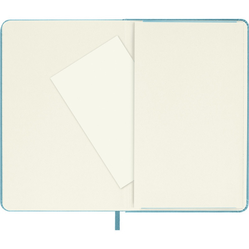 Notes MOLESKINE Classic P (9x14cm), w linie, twarda oprawa, 192 strony, reef blue