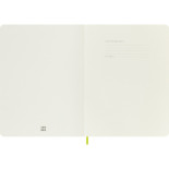 Notes MOLESKINE Classic XL (19x25cm), gładki, miękka oprawa, 192 strony, lemon green