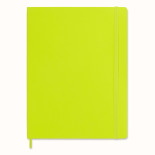 Notes MOLESKINE Classic XL (19x25cm), w linie, miękka oprawa, 192 strony, lemon green