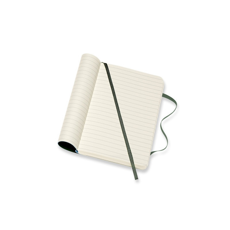 Notes MOLESKINE P (9x14cm), w linie, miękka oprawa, 192 strony, myrtle green