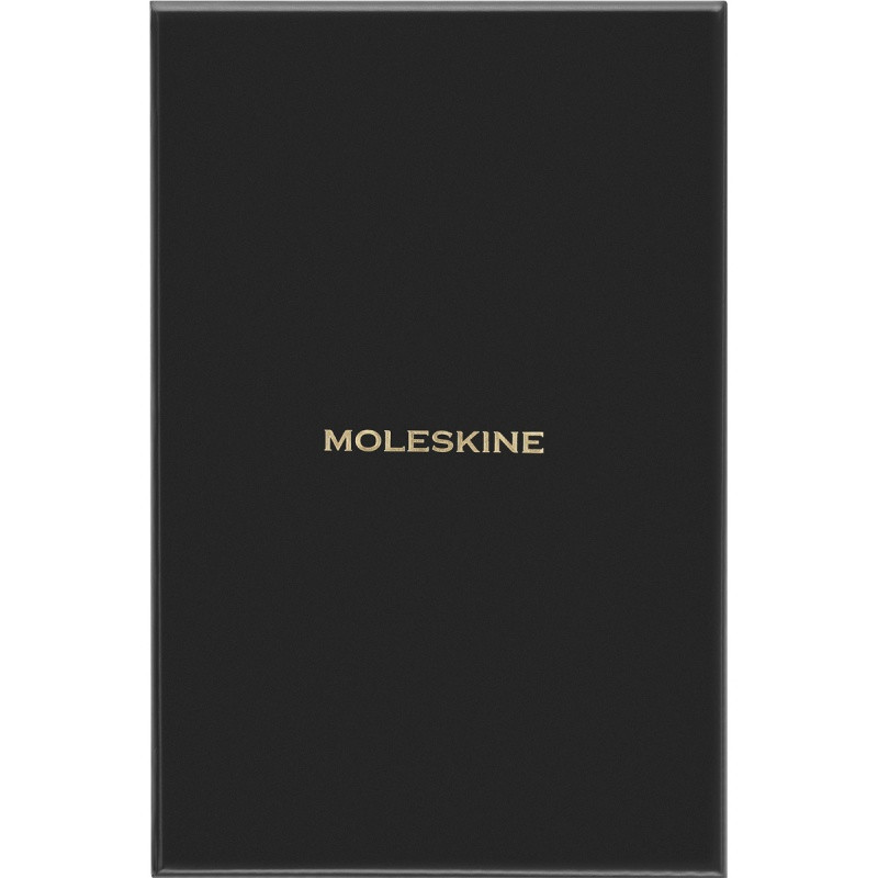 Notes MOLESKINE Pro Boa, synt. skóra węża, w linie, edycja limitowana, w pudełku, czarny