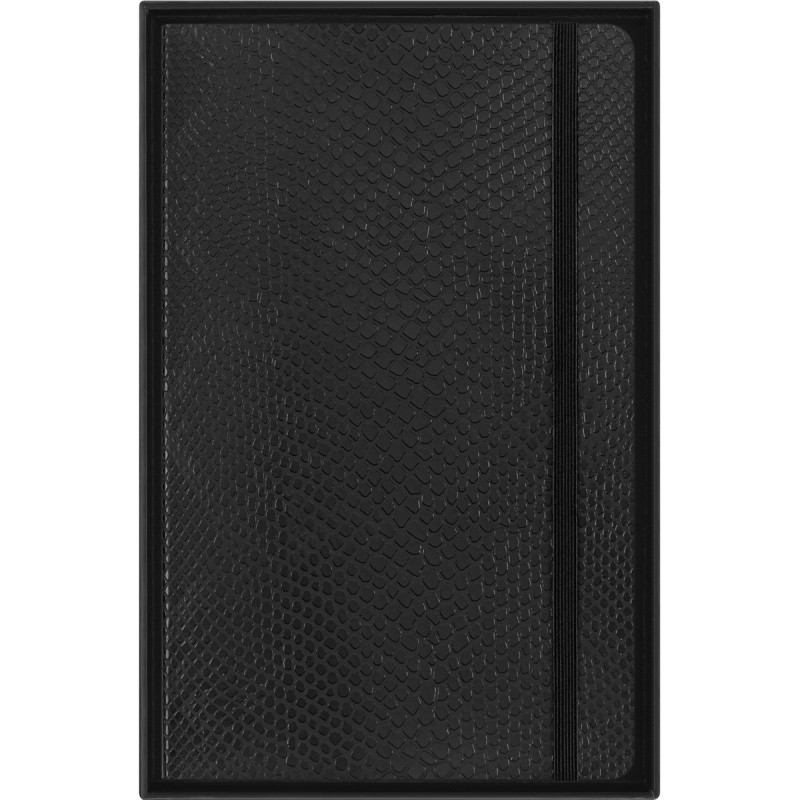 Notes MOLESKINE Pro Boa, synt. skóra węża, w linie, edycja limitowana, w pudełku, czarny