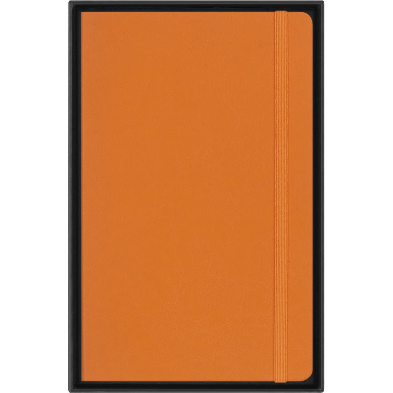 Notes MOLESKINE Pro Vege, synt. skóra węża, w linie, edycja limitowana, w pudełku, pomarańczowy