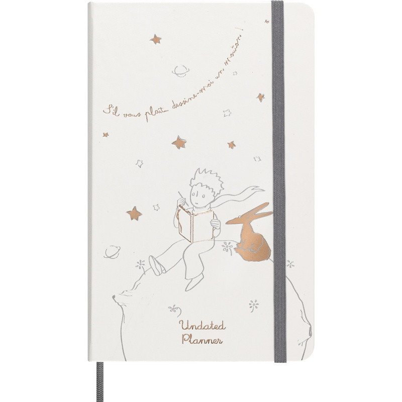 Zestaw MOLESKINE Pro Mały Książę, notes w linie + niedatowany planer L, edycja limitowana, w pudełku