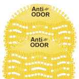 Wkładki zapachowe do pisuarów, ANTI-ODOR Pro, Citrus, 2 szt., żółte