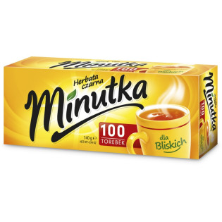 Herbata MINUTKA, ekspresowa, 100 torebek