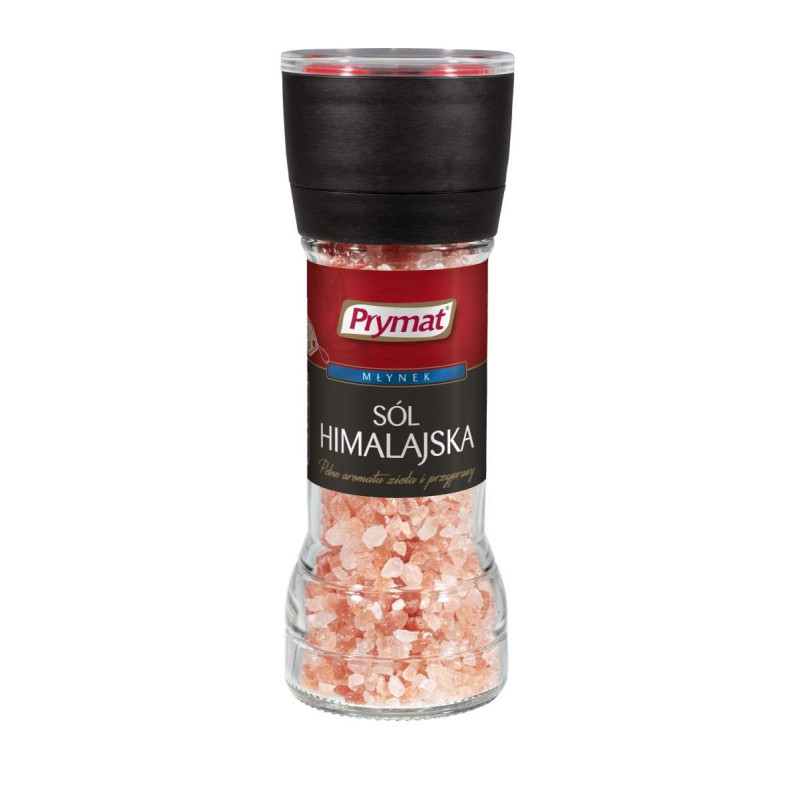 Sól himalajska PRYMAT, młynek, 110g