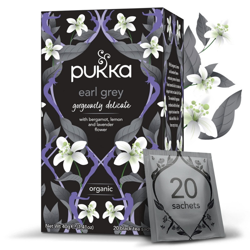 Herbata PUKKA Gorgeous Earl Grey, 20 kopert