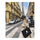 Malowanie po numerach BRUSHME, 40x50 cm, paryski tydzień mody, 1 szt., w pudełku