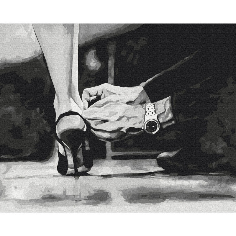 Malowanie po numerach BRUSHME, 40x50 cm, mowa ciała 3, 1 szt., w pudełku