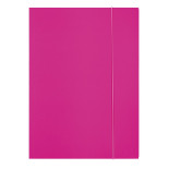 Teczka z gumką OFFICE PRODUCTS, Fluo soft touch, karton/lakier, A4, 320gsm, 3-skrz., mix kolorów