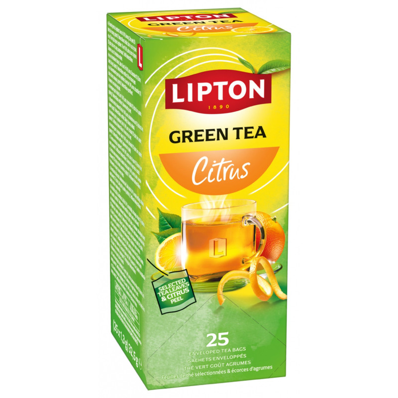Herbata LIPTON Feel Good Selection, Balance, zielona, cytrusowa, 25 kopert