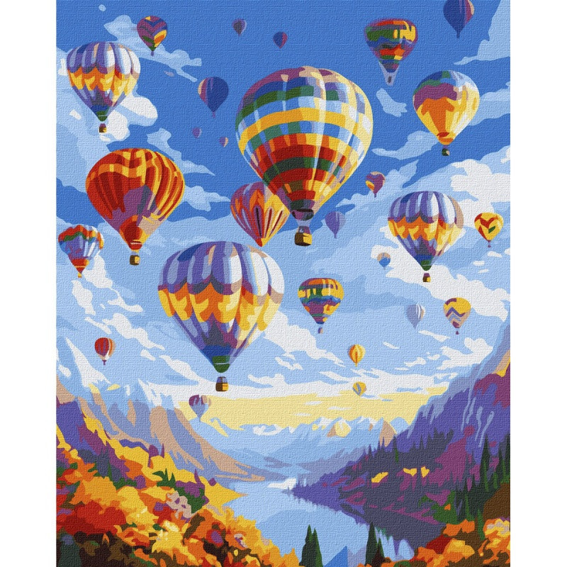 Malowanie po numerach IDEYKA, 40x50 cm, magiczny lot, 1 szt., w pudełku