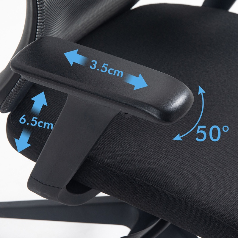 Fotel biurowy OFFICE PRODUCTS Siros, czarny