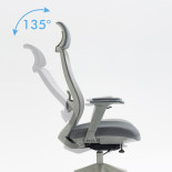 Fotel biurowy OFFICE PRODUCTS Siros, szary