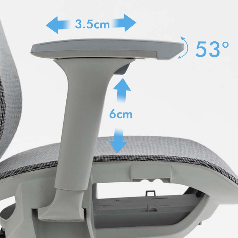 Fotel biurowy OFFICE PRODUCTS Egina, szary