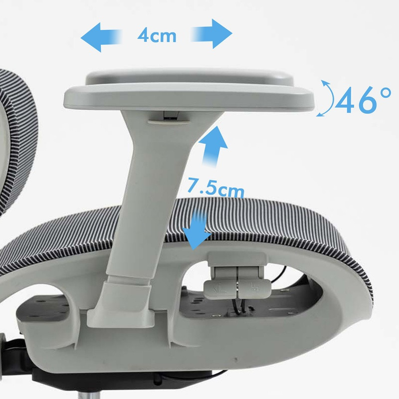 Fotel biurowy OFFICE PRODUCTS Skorpios, szary