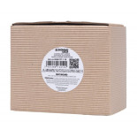 Świeca sojowa DONAU HOME, w szarym szkle, drewniana pokrywa i knot, Fruit Orchard, 200g