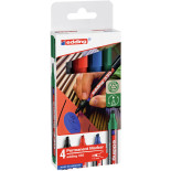 Marker permanentny e-330 EDDING, 1-5 mm, 4 szt., mix kolorów