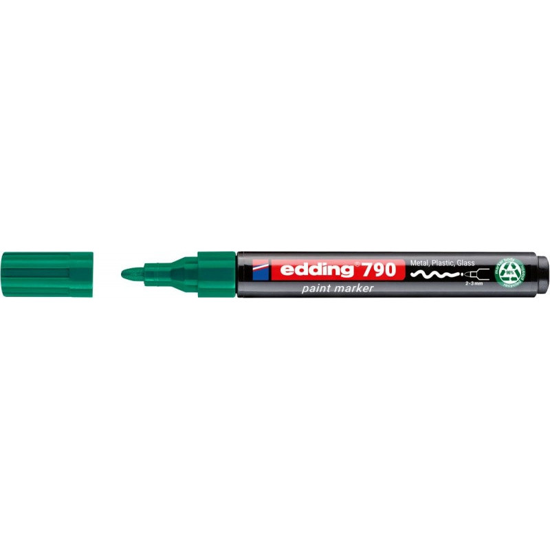 Marker olejowy e-790 EDDING, PCR, zielony