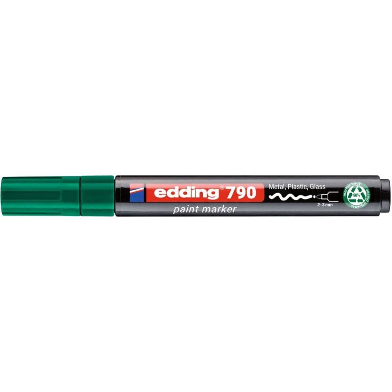 Marker olejowy e-790 EDDING, PCR, zielony