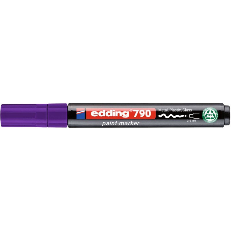 Marker olejowy e-790 EDDING, PCR, fioletowy