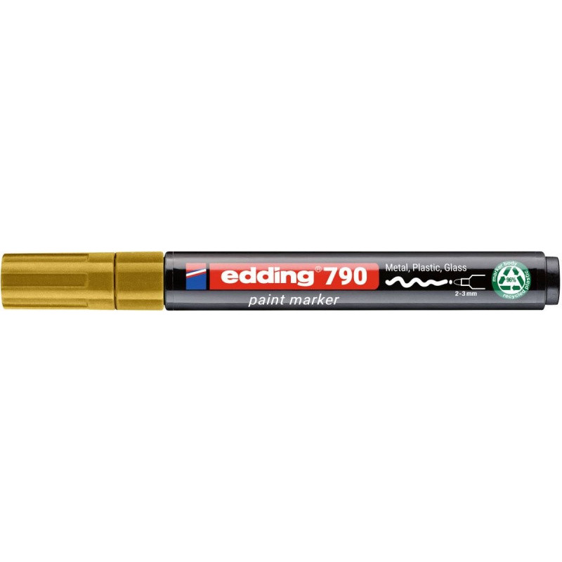 Marker olejowy e-790 EDDING, PCR, złoty