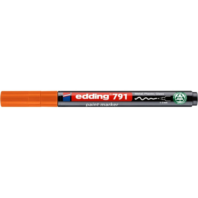 Marker olejowy e-791 EDDING, PCR, pomarańczowy