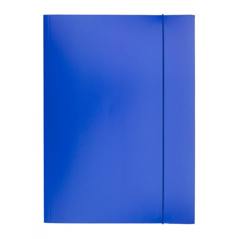 Teczka z gumką OFFICE PRODUCTS, karton/lakier, A4, 320gsm, 3-skrz., mix kolorów