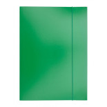 Teczka z gumką OFFICE PRODUCTS, karton/lakier, A4, 320gsm, 3-skrz., mix kolorów