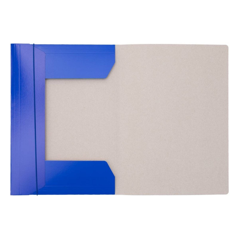 Teczka z gumką OFFICE PRODUCTS, karton/lakier, A4, 320gsm, 3-skrz., mix kolorów