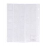 Arkusze do kolekcjonowania monet, 130 mikr., transparentne