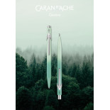 Zestaw długopis 849 i ołówek 844 CARAN D'ACHE Misty Forest, w etui, zielony